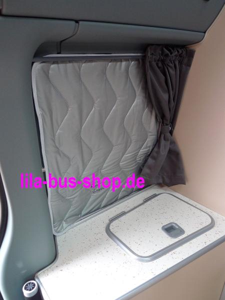 Thermomatten PREMIUM Ford Transit Euroline L1 bis BJ 2013 Komplettset - zum Konfigurieren - mit farbigem Einfassband
